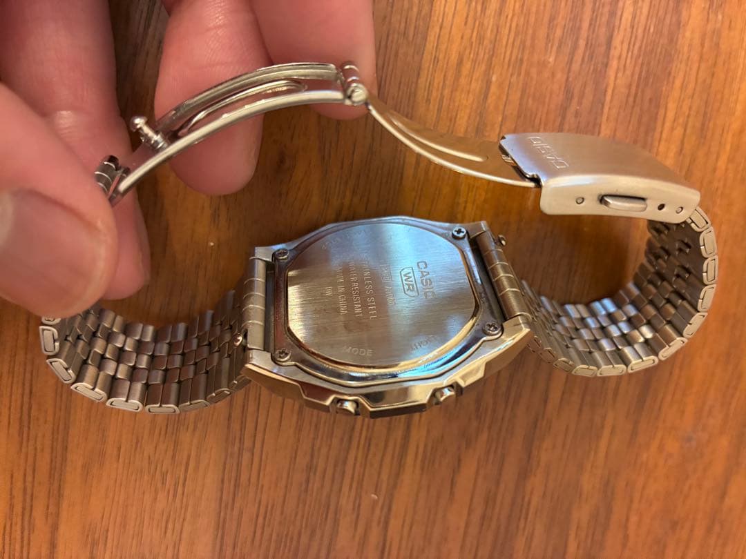 Casio A1000A-7JF Digital Watch Silver Japan Import