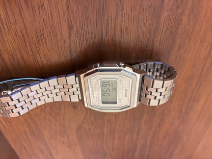 Casio A1000A-7JF Digital Watch Silver Japan Import