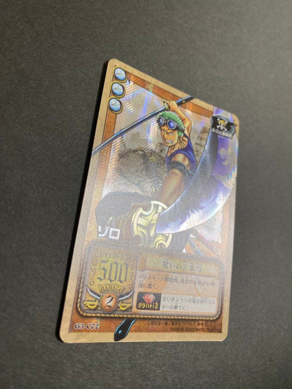 One Piece Card Game Zoro Oath of the Three Swords Super Rare Japanese trading card
