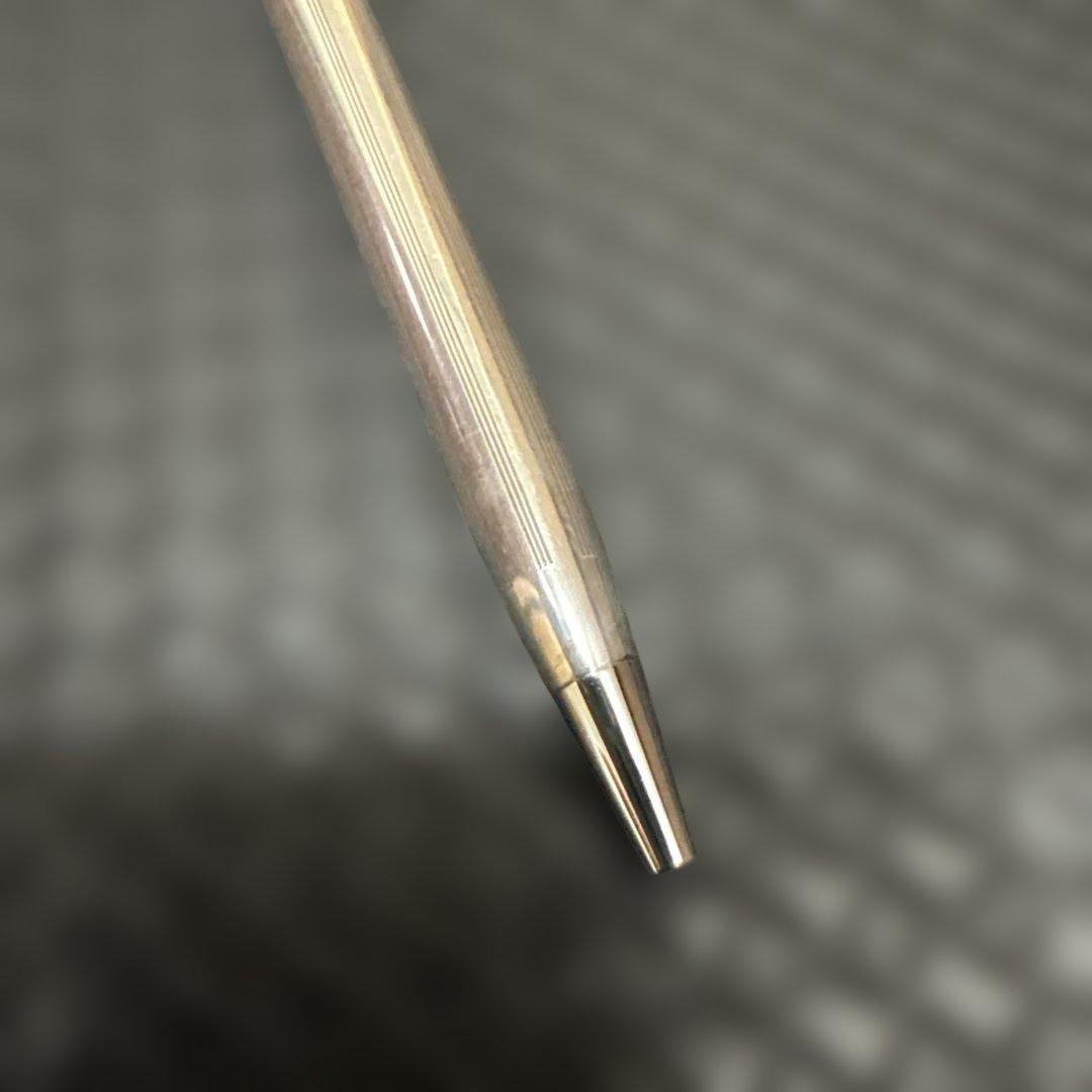 Cross vintage sterling silver ballpoint pen with black ink, used condition, no box or bag