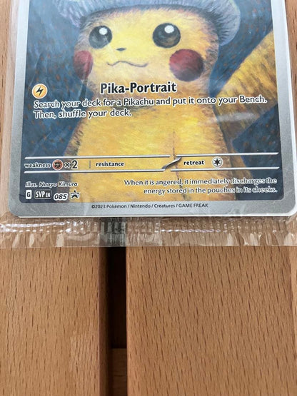 Unopened Gogh Pikachu Promo SVP EN 085 Japanese promotion card with visible front design and condition details