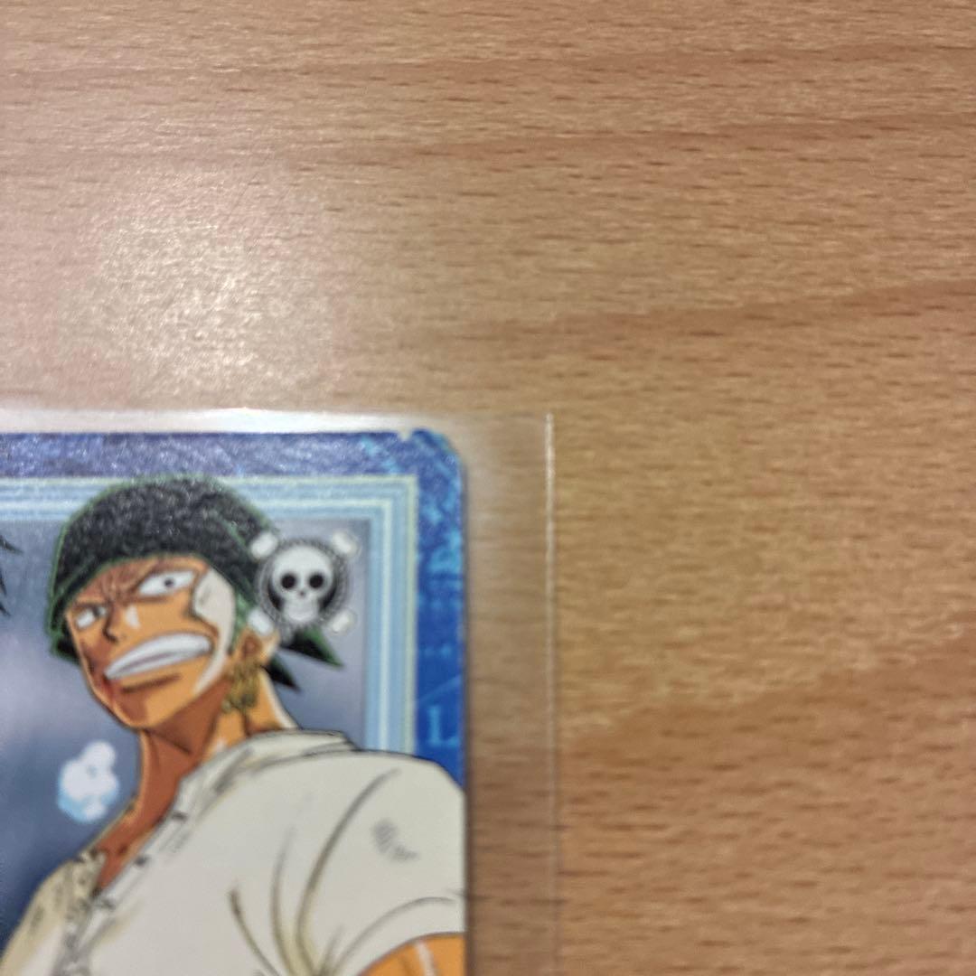 One Piece Carddass Hyper Battle card showing Luffy and Zoro, model S84 from Japan