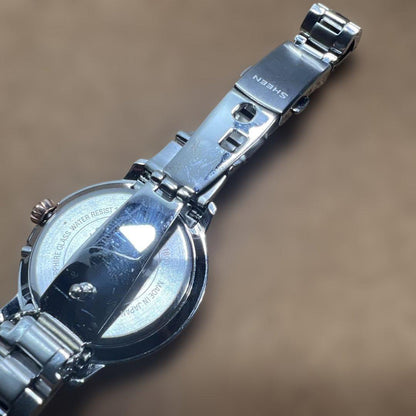Casio Sheen SHW-1800 Radio Solar Stainless Steel Ladies Watch