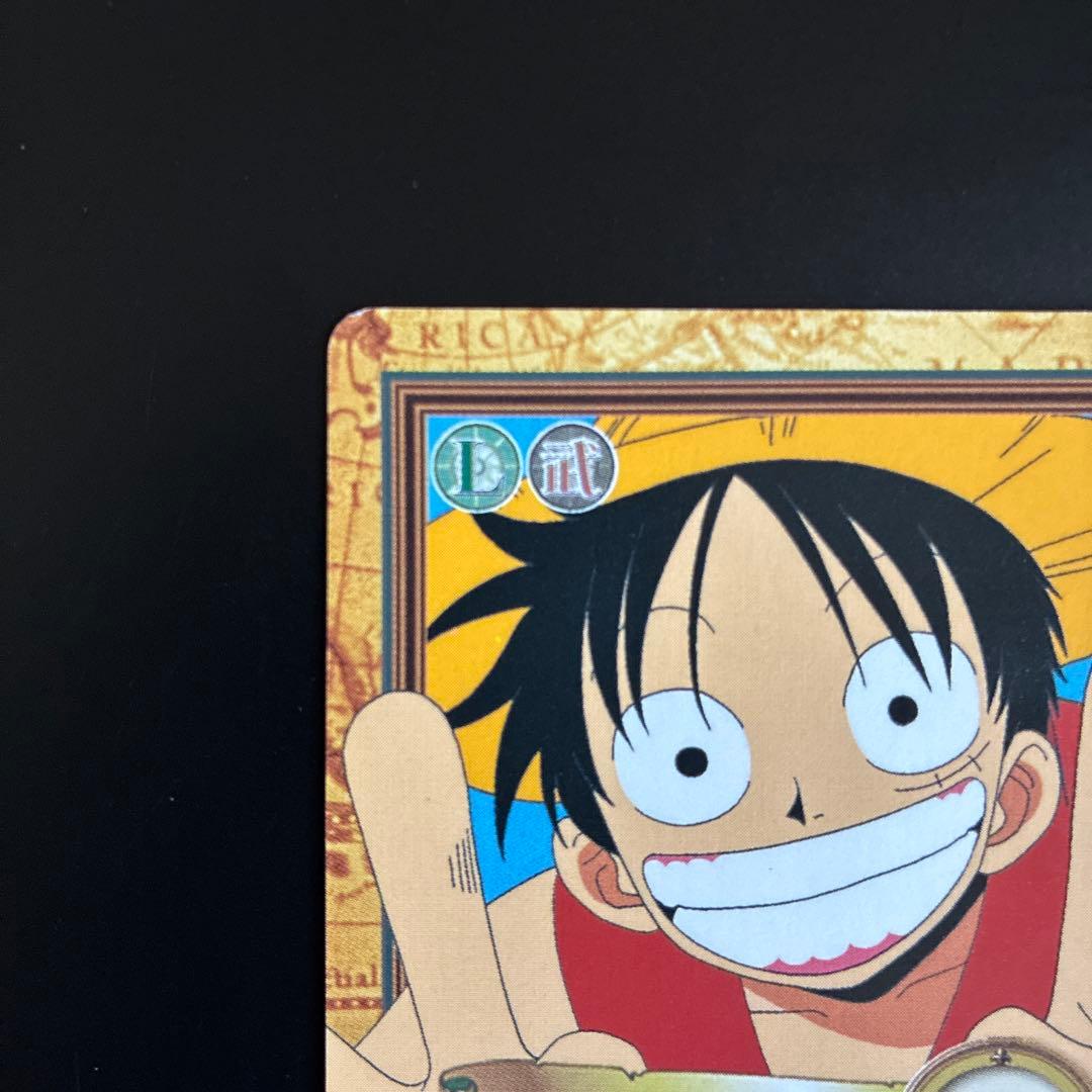 One Piece Carddass Hyper Battle C289 Luffy Peace trading card in good condition from Japan import