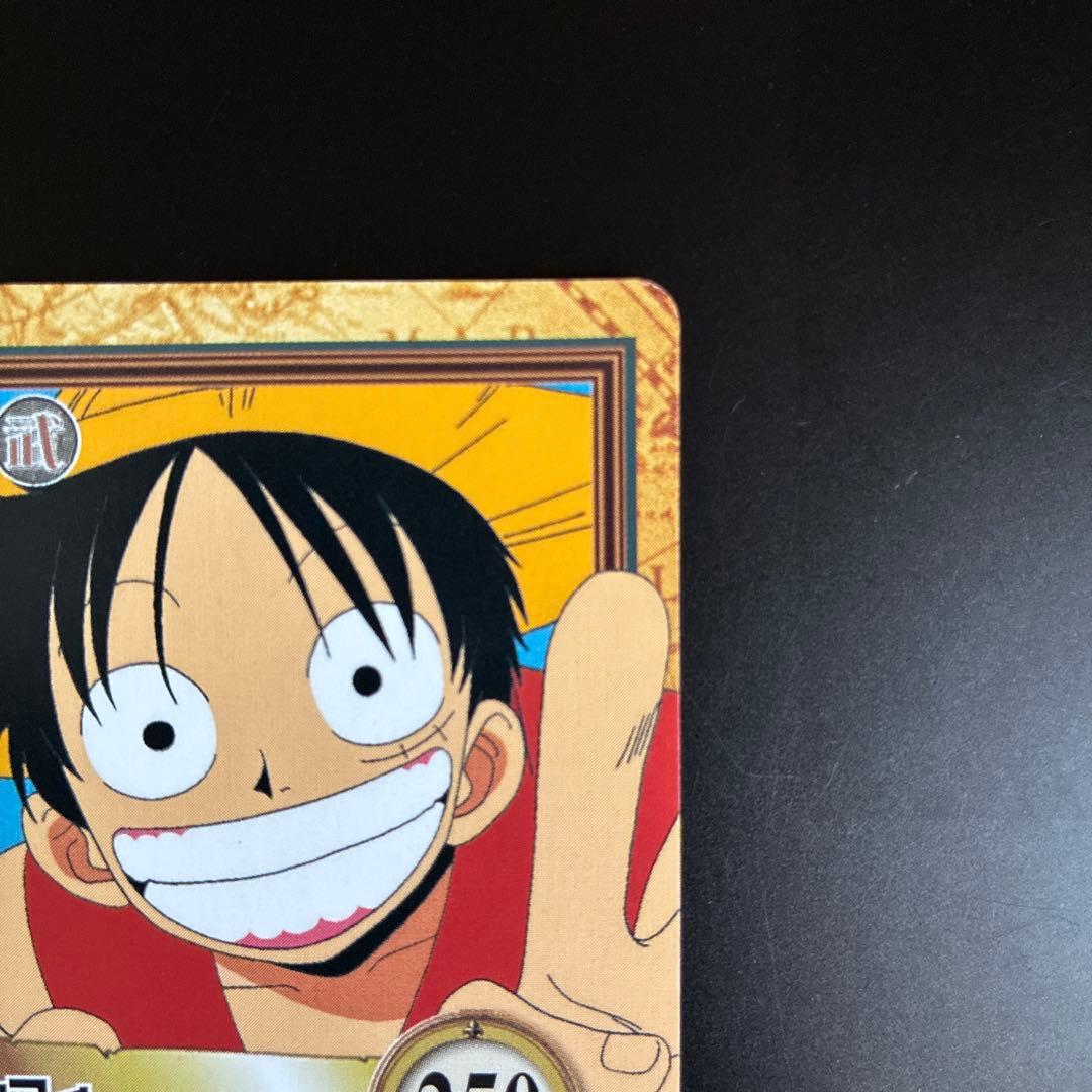One Piece Carddass Hyper Battle C289 Luffy Peace trading card in good condition from Japan import