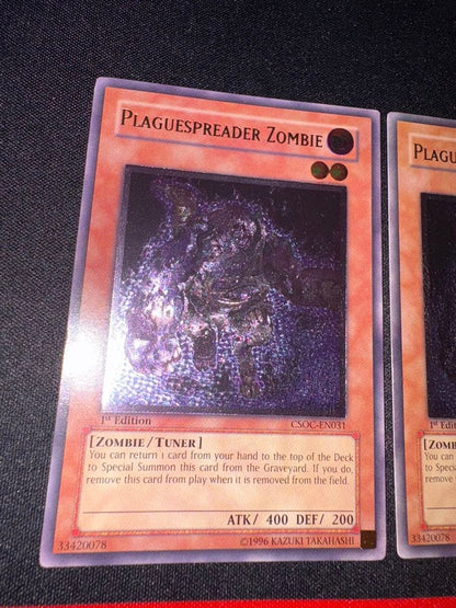 Rare dark blue white variant of Zombie Carrier Leaf 1st collectible from Japan showing unique coloration