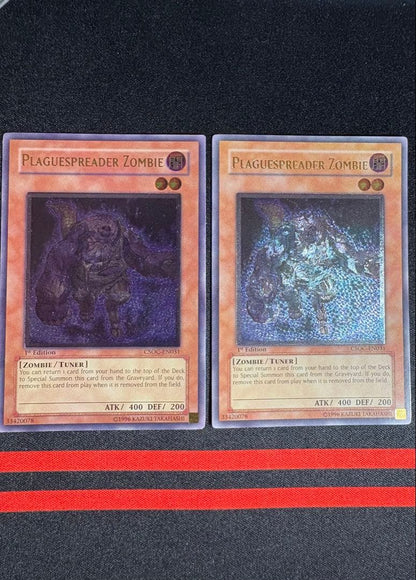 Rare dark blue white variant of Zombie Carrier Leaf 1st collectible from Japan showing unique coloration