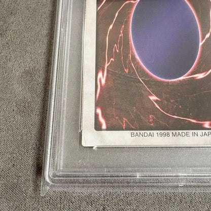 Bandai Yu-Gi-Oh Black Demons Dragon card graded PSA9, Japan import, in mint condition
