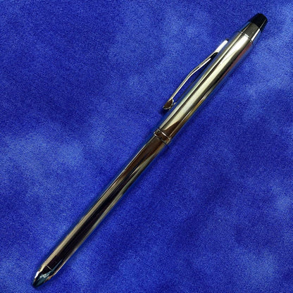 Casio Series TEC3 Multi-Function Pen Model NA T0090-1st Chrome Rotating 3-Function Oil-Based Ink Pen with Black and Red 0.7 mm & 0