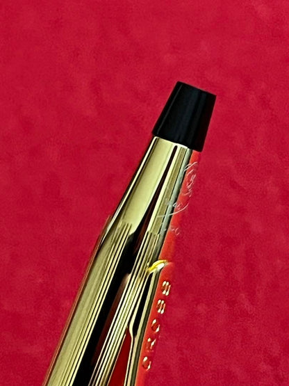 Brandless Cross Classic Century Gold PVD Ballpoint Pen with Gift Box Japan Import