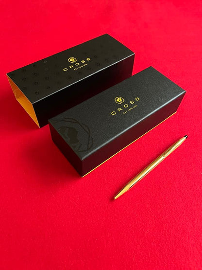 Brandless Cross Classic Century Gold PVD Ballpoint Pen with Gift Box Japan Import