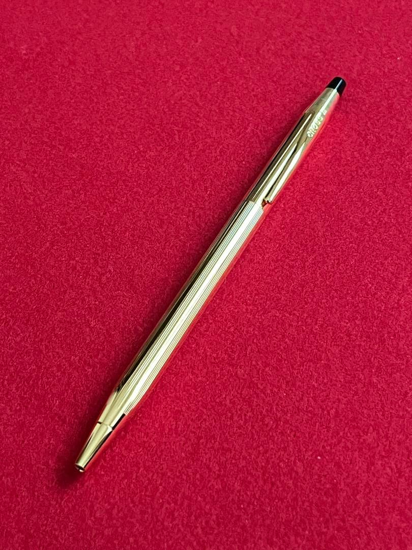 Brandless Cross Classic Century Gold PVD Ballpoint Pen with Gift Box Japan Import