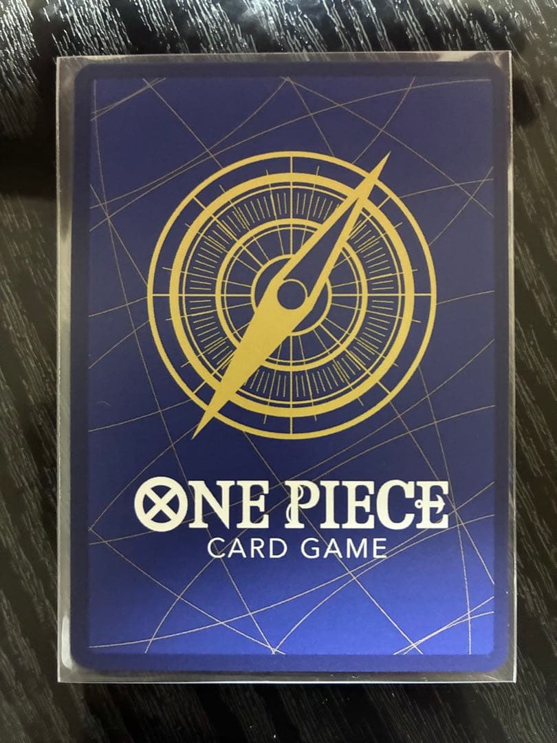 One Piece Monkey D. Luffy OP05-119 SEC card from New Era series showing front with slight surface dirt