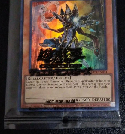 Yu-Gi-Oh Masterful Magician 2024-EN004 Ultra Rare promotional card sealed packaging Japan import