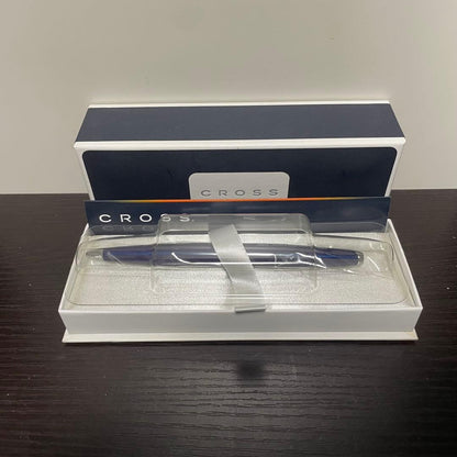 Avirex Cross 40th Anniversary Collaboration Ballpoint Pen Blue Silver