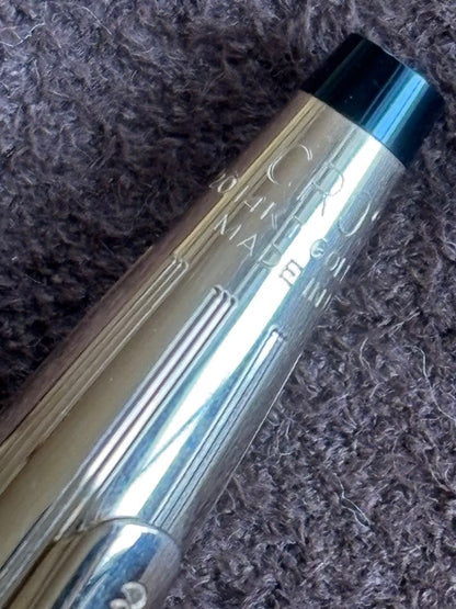 Cross 14KT Gold Ballpoint Pen and 12KT Mechanical Pencil Set USA Import