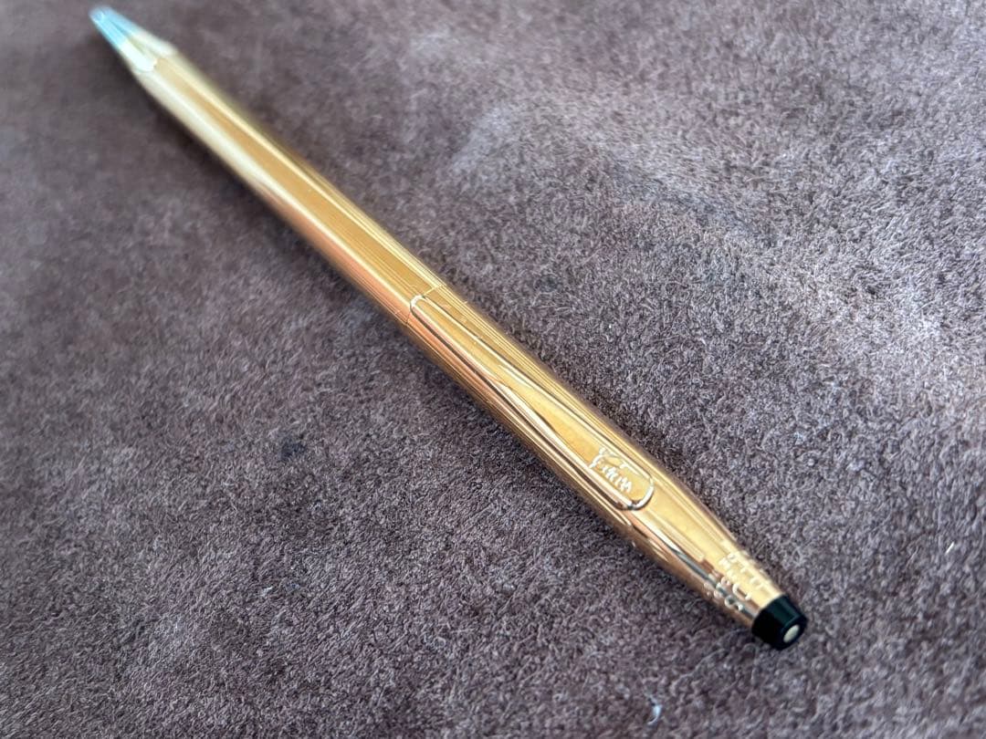 Cross 14KT Gold Ballpoint Pen and 12KT Mechanical Pencil Set USA Import