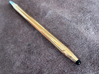 Cross 14KT Gold Ballpoint Pen and 12KT Mechanical Pencil Set USA Import