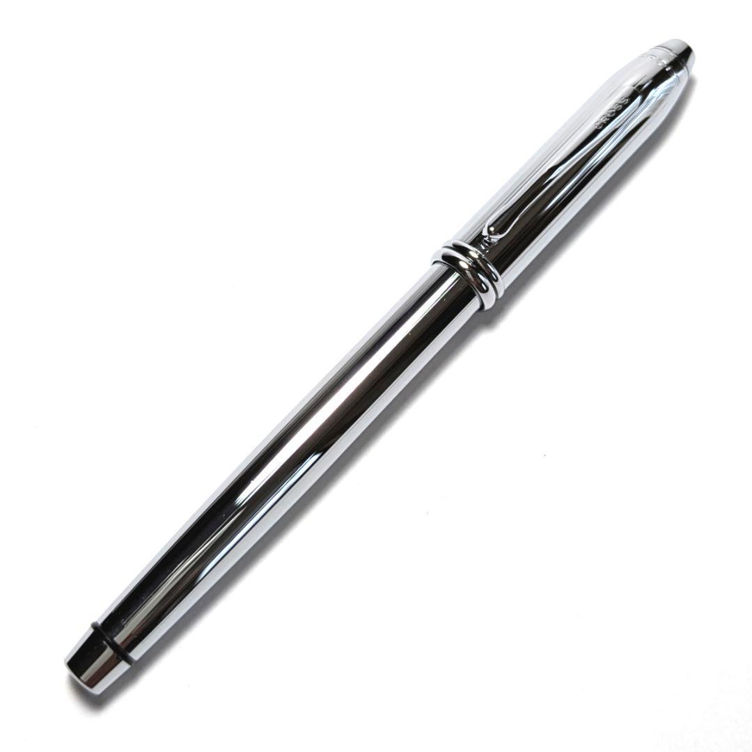 Cross Townsend Fountain Pen N536 Chrome F Nib Silver