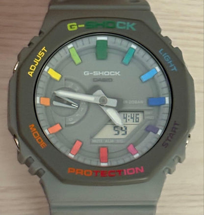 Casio G-Shock GA-2100ET Model Custom Watch Used by Kei Nishikori — Japan Import