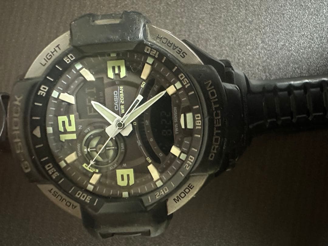 G-Shock Casio WR 20BAR Black Watch — Japan Import