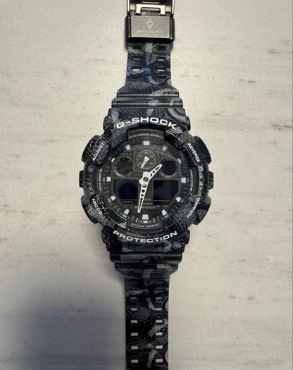 Casio G-Shock Marcelo Burlon Collaboration GA-100MRB-1AJR Watch — Japan Import
