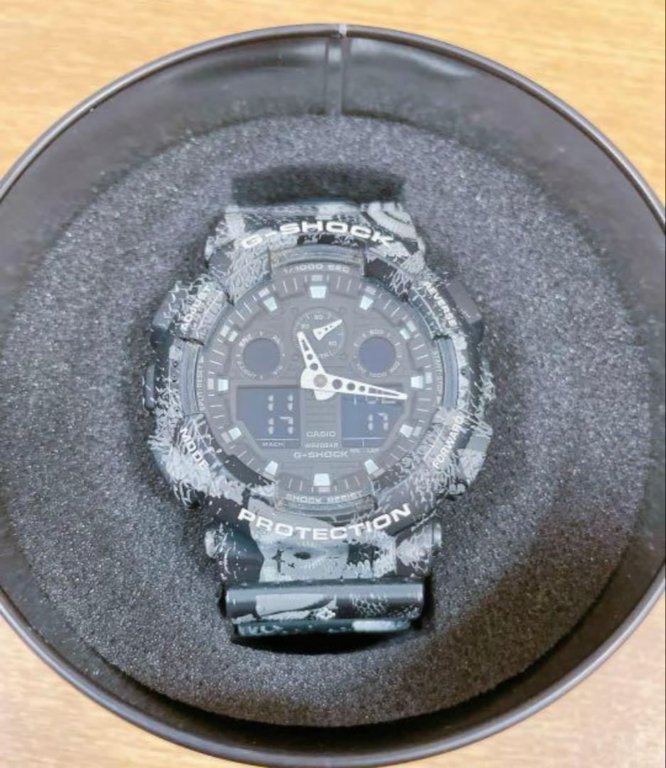 Casio G-Shock Marcelo Burlon Collaboration GA-100MRB-1AJR Watch — Japan Import