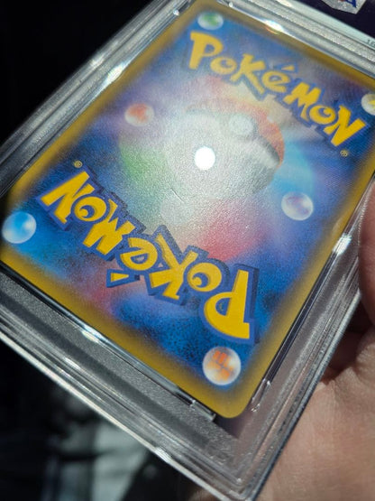 Sapporo Pikachu Pokemon card graded PSA 8 showing front artwork and PSA certification label