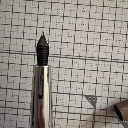 Cross Fountain Pen XF Extra Fine Tip Brown Metal Cap Style — Japan Import