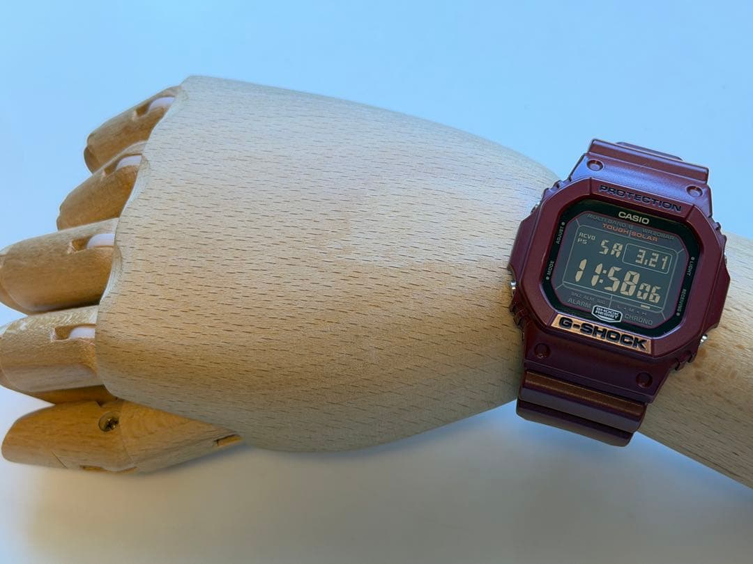 Casio G-Shock Origin GW-M5610EW Radio Solar Speed Watch Burgundy