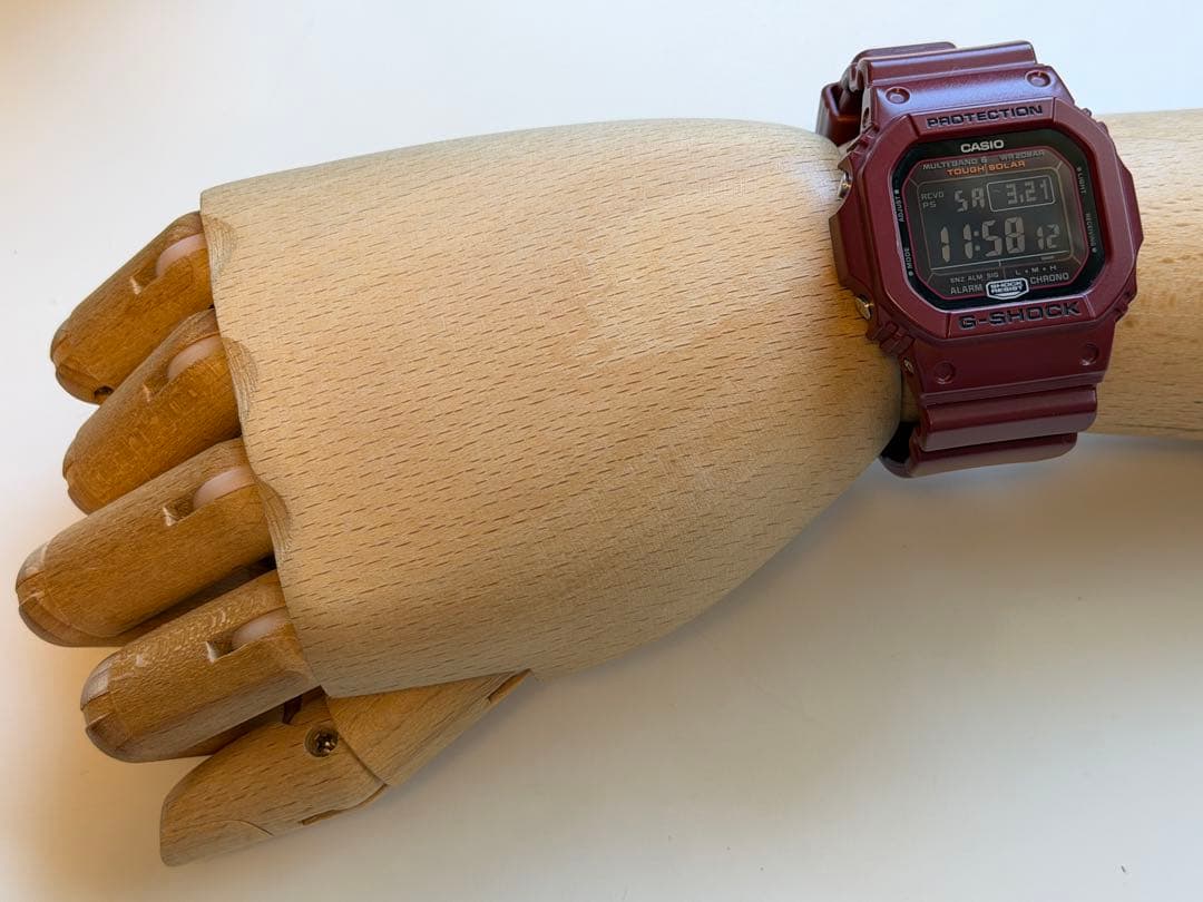 Casio G-Shock Origin GW-M5610EW Radio Solar Speed Watch Burgundy