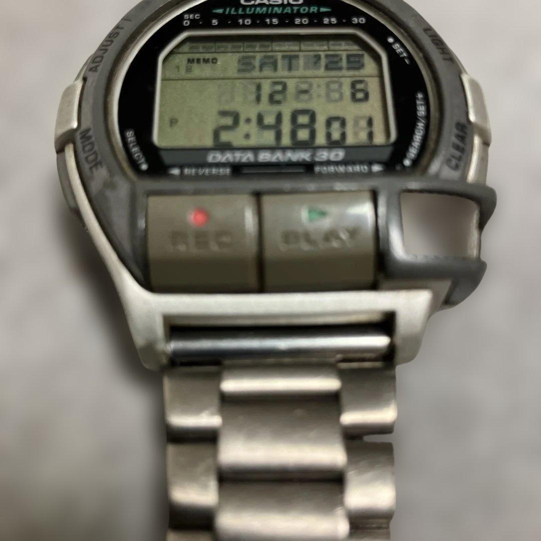 Casio Data Bank DB-V300 Digital Watch with Recorder — Japan Import