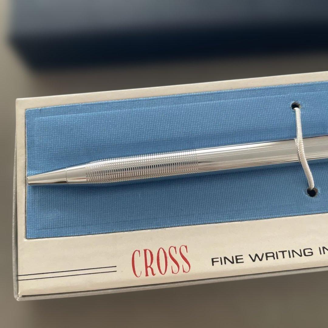 CROSS Ballpoint Pen Fuji Television 8 Logo Souvenir With Box