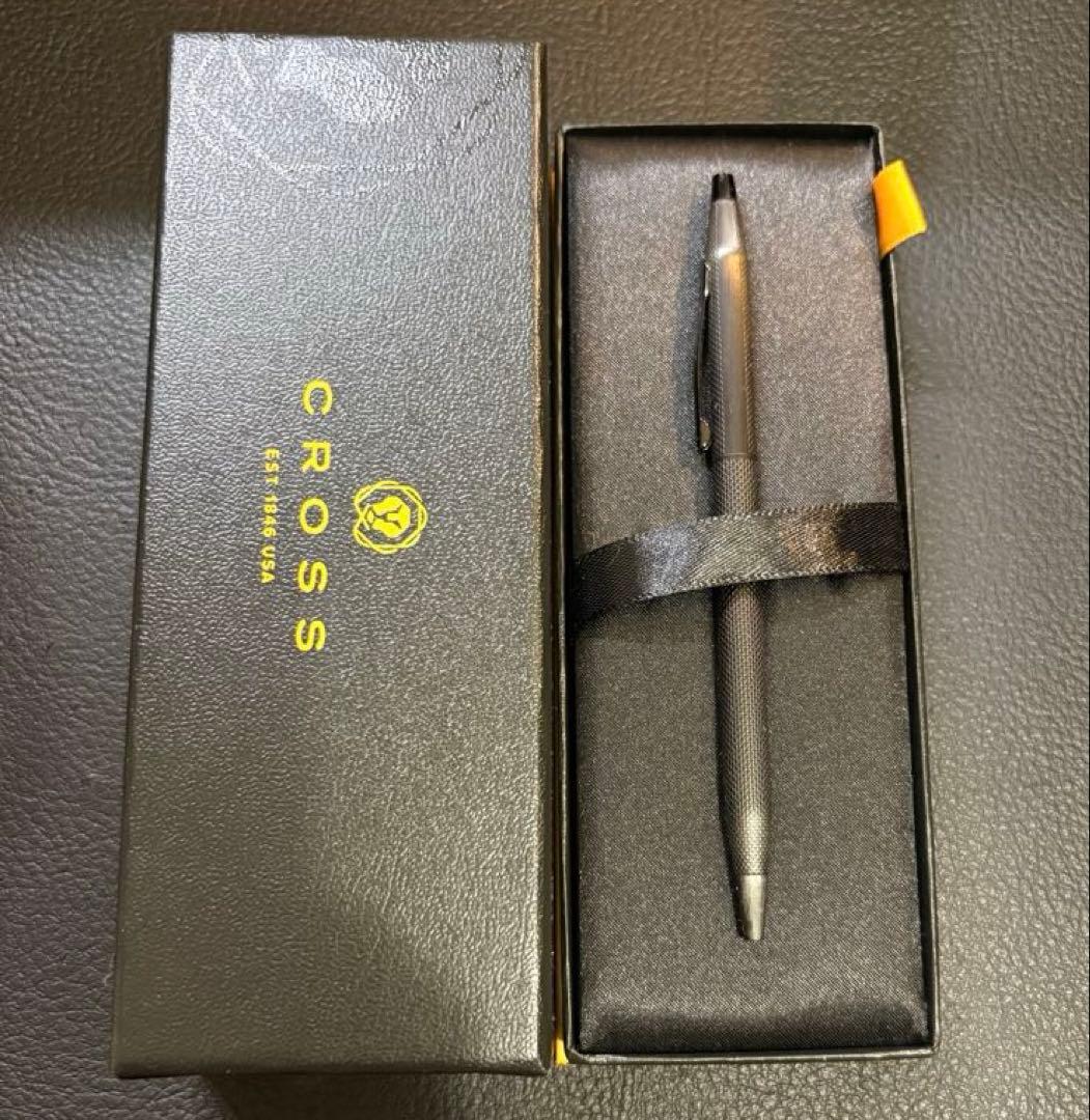 CROSS Classic Century Brushed Black Oil-Based Ballpoint Pen — Japan Import