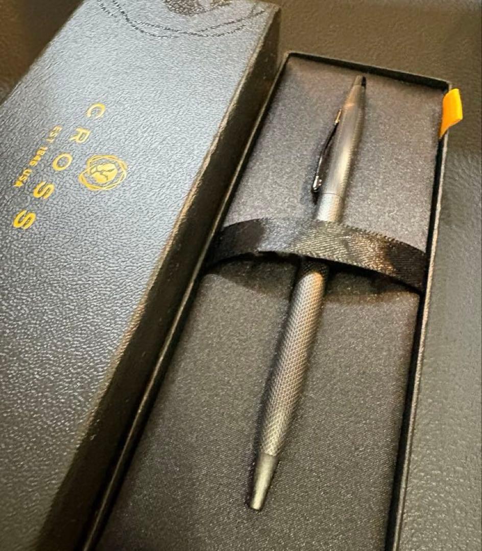 CROSS Classic Century Brushed Black Oil-Based Ballpoint Pen — Japan Import