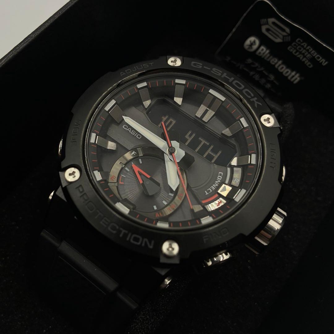 Casio G-Shock GST-B200B-1AJF Carbon Core Guard Bluetooth Solar Watch — Japan Import