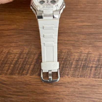 Casio Baby-G BGA-110BL-7BFJ Watch White Model with LED Light and 10 ATM Water Resistance — Japan Import