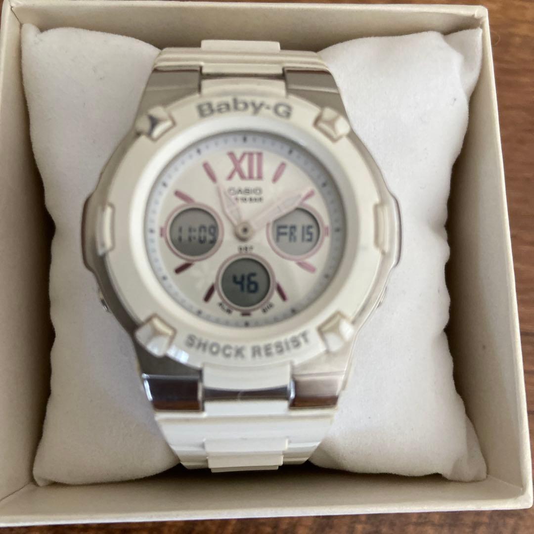 Casio Baby-G BGA-110BL-7BFJ Watch White Model with LED Light and 10 ATM Water Resistance — Japan Import