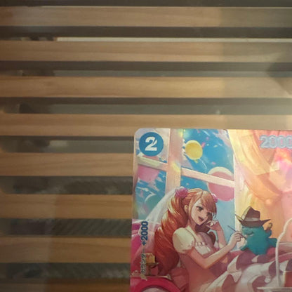 Charlotte Priss SP parallel special card from One Piece OP-10 Royal Bloodline set used condition