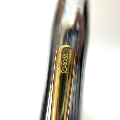 Cross Townsend Medalist Ballpoint Pen Brand Cross Silver Ink Black Classic Deco Style — Japan Import