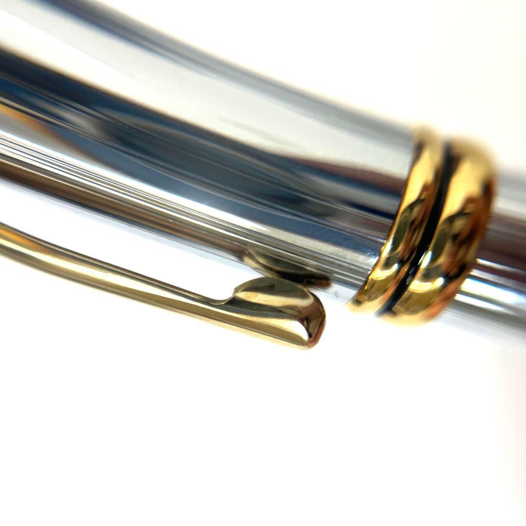 Cross Townsend Medalist Ballpoint Pen Brand Cross Silver Ink Black Classic Deco Style — Japan Import
