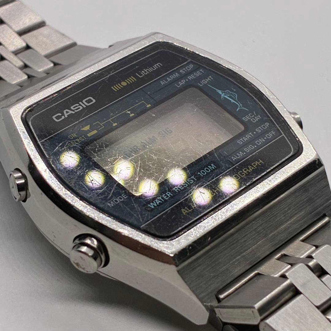 Casio W-250 Vintage Diver's Watch, 2379, Works, Japan Import