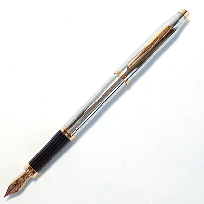 Cross Century II N3309 Fountain Pen Model with Gold Plating and Stainless Steel Tip — Japan Import
