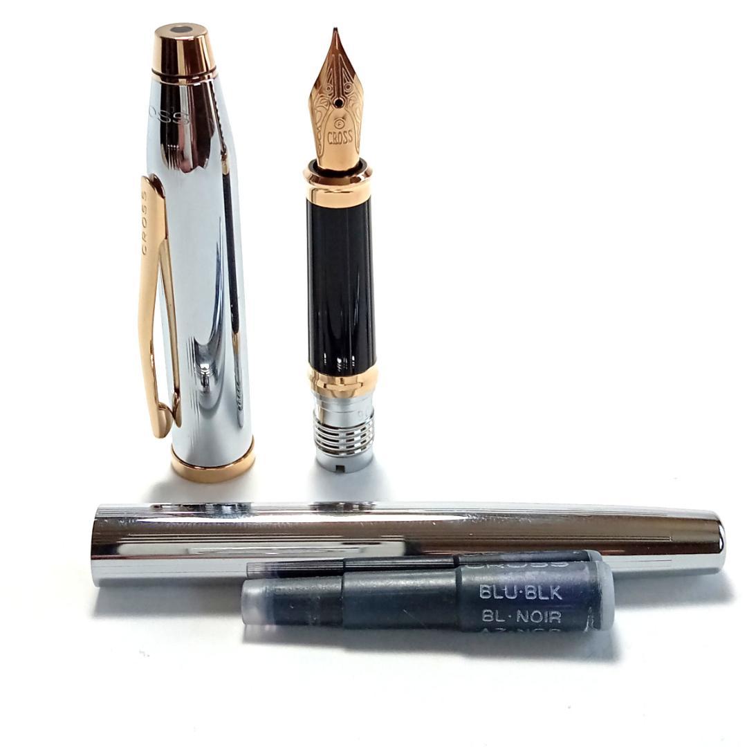 Cross Century II N3309 Fountain Pen Model with Gold Plating and Stainless Steel Tip — Japan Import