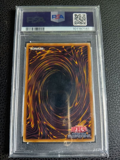 Ultimate Gem God Rainbow Dragon Relief card PSA10 with minor scratches and white blemishes