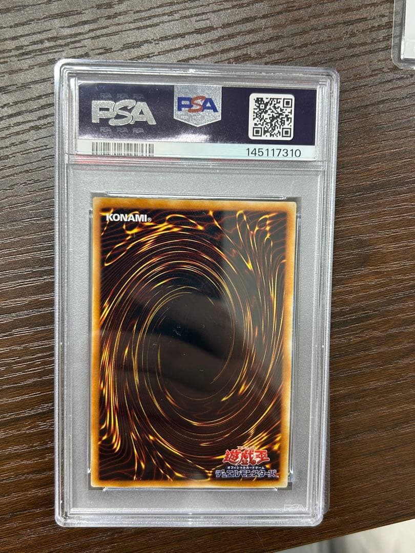 Mystic Swordman Lv4 Relief trading card graded PSA 10 with certification label