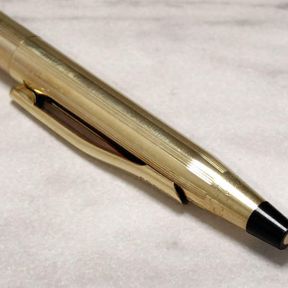 Cross Twist Fountain Pen 12KT Gold Filled ink Pen with Box and Instructions — Japan Import