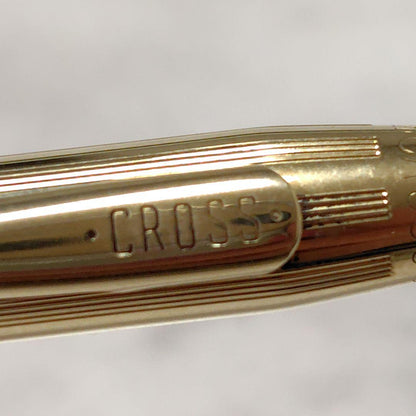 Cross Twist Fountain Pen 12KT Gold Filled ink Pen with Box and Instructions — Japan Import