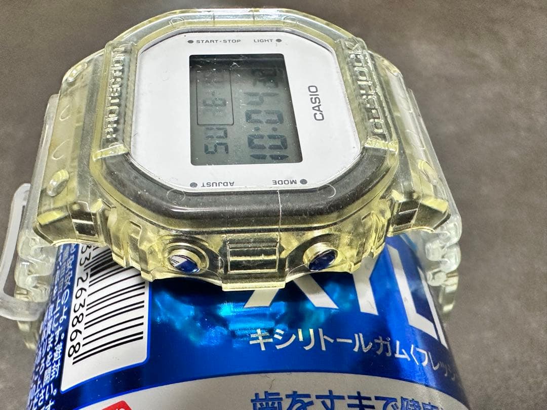 Casio G-Shock Clear Skeleton DWE-5610 with Carbon Core Guard Structure and 20 Bar Water Resistance — Japan Import
