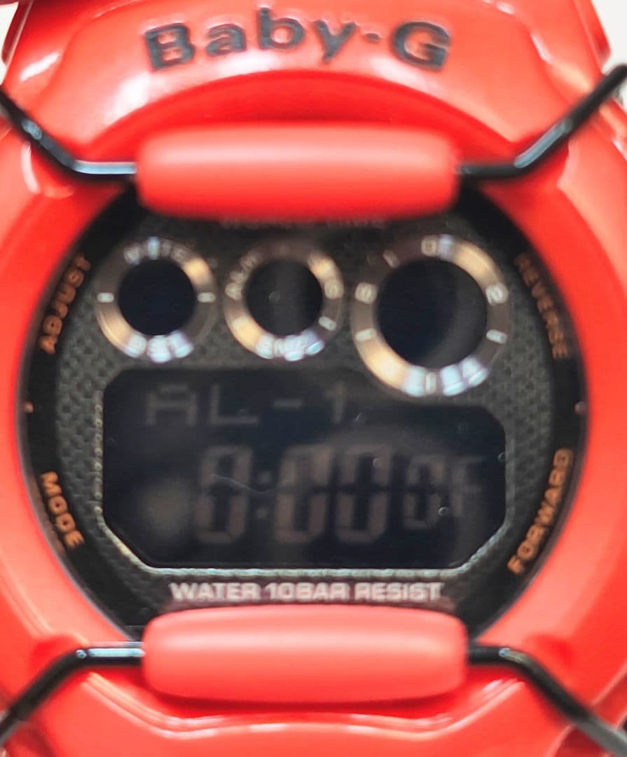 Casio Baby-G Digital Watch BG-1006SA Orange Battery Replaced
